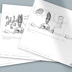 Tesis Sysware – Auszug aus Storyboard Erklärvideo