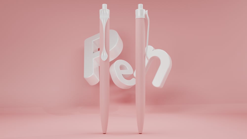 // 3D // Kugelschreiber