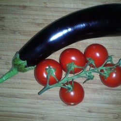 Food Fotografie 2012 Auberginen Tomaten