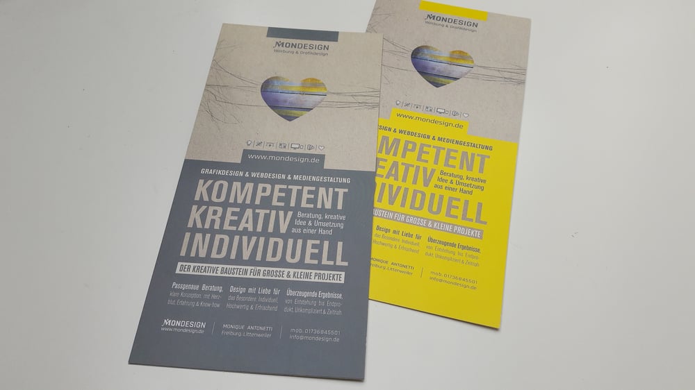 Flyer DIN Lang Hochformat