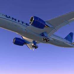 Close up of the Boeing 787