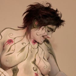„Naturwesen“ Bodypainting für Fotoshooting