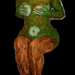 „Wesen des Waldes“ Bodypainting für Fotoshooting