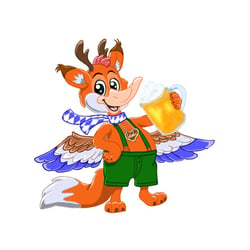 Wolpertinger mit Bierhumpen
