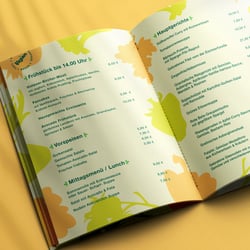 Speisekarten Design
