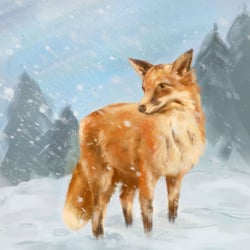 Waldkalender Motiv Fuchs