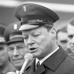 Willy Brandt in Berlin-Mariendorf, 1966