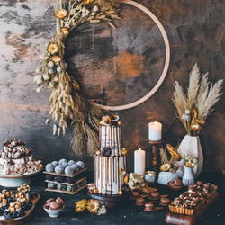 Hochzeitstorte-Winterhochzeit schokolade 23
