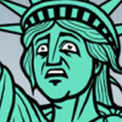 Karikatur zur Verschuldung der USA (Deutsche Welle)