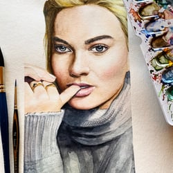 Aquarellportrait
