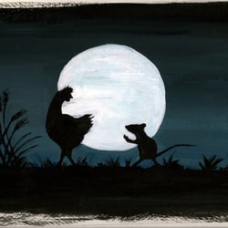 Illustration fürs Kinder Buch ’The Tale of the Silly Little Mouse’