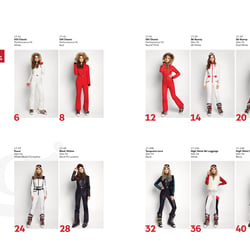 One-piece ski wear range for women