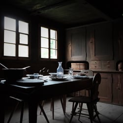 Gedeckter Tisch