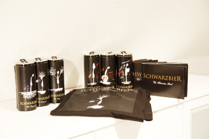Endprodukt: Dosen, Illustrations Booklet/Poster, T-Shirt