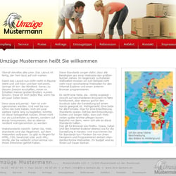 Design für ein Umzugsunternehmen