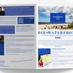 Steigenberger Waterfront Zeitung/Weinkarte