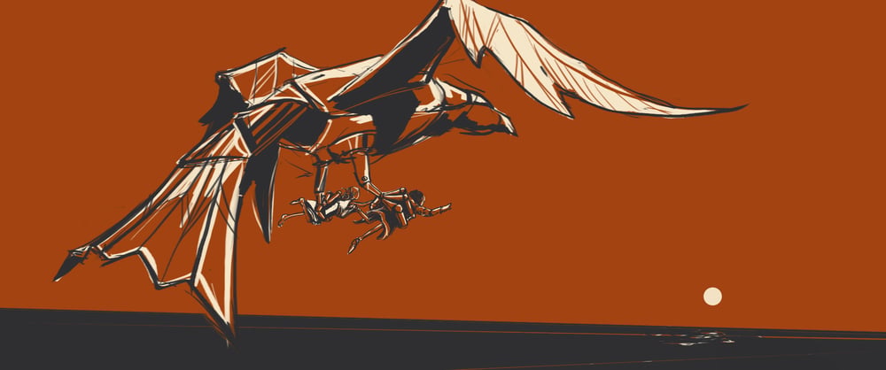 Storyboardzeichnung