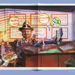 Eugene Kaspersky-Karikatur