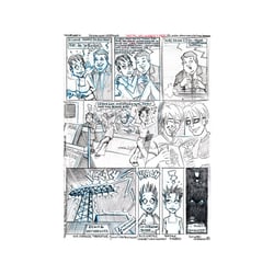 BERLIN / BERLIN Comic „Froschkönige“: Comicseite [Skizze_01]
