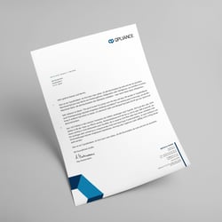 Briefbogen qpliance Vorschau
