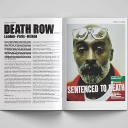 Editorial-Design Stadtmagazin – Doppelseite