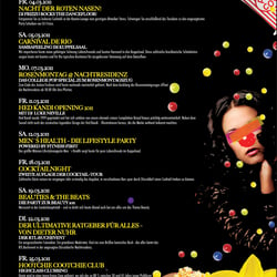 POSTER MONATSPROGRAMM DIN A3