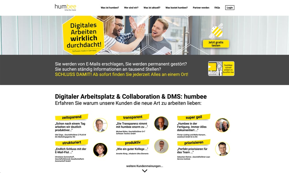 Webdesign auf WordPress-Basis