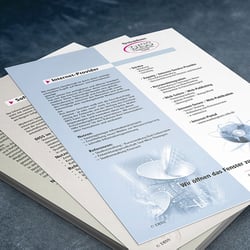 Flyer für ein Computer-Systemhaus