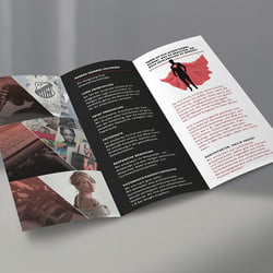 Flyer-Gestaltung Innen