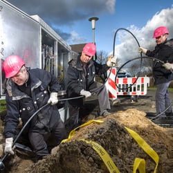 Breitbandkabelverlegung