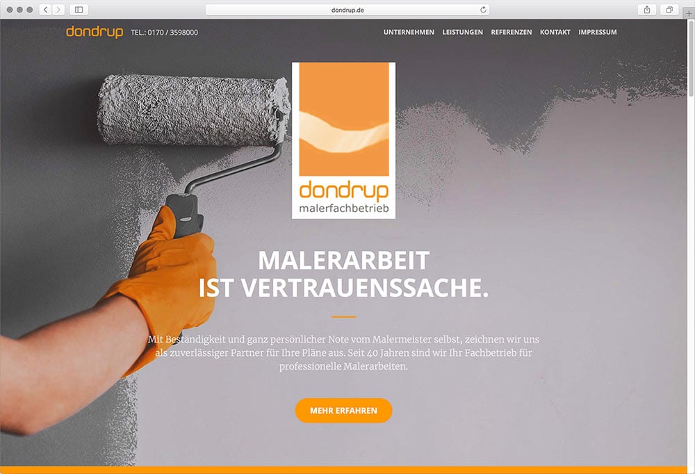 Webseite Dondrup