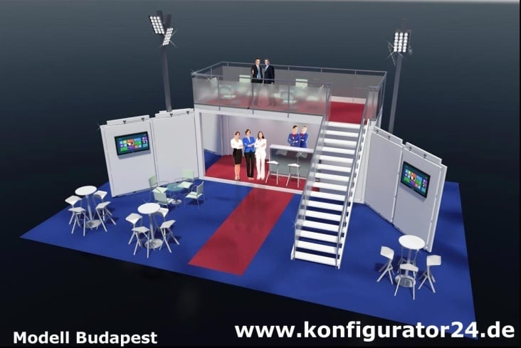 Messestand und Eventobjekt auf der Basis eines ISO Containers