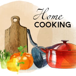 watercolor kitchen background