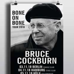 Plakatdesign „Bruce Cockburn“