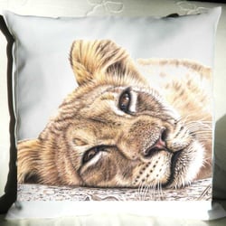 Kissen 40×40 cm „Der Löwe“