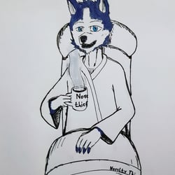 Inktober 2019 Day 6 Husky