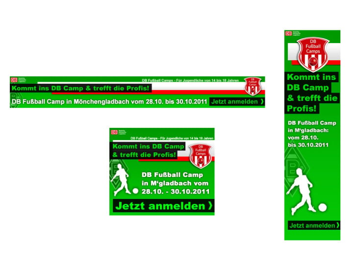 DB Fußball Camps Banner