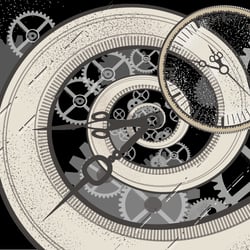 Vektor Grafik – Uhr