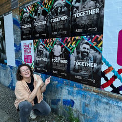 Plakatierung in Berlin