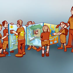Kinder am kinderbuch150HG