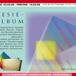 Plakatgestaltung für  Freizeitkindertreff i. d. Südpolstation Feierwerk e.V