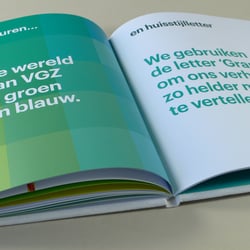 VGZ Brand Book / Spread