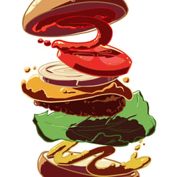 Lecker Burger  ;)