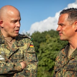 Oberst Markus Meyer und Oberst Oliver Henkel