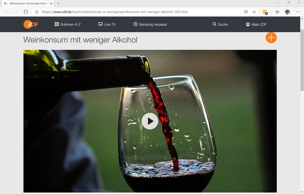 ZDF weinkonsum