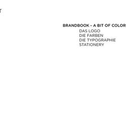 Auzüge aus dem Brandbook von A BIT OF COLOR consulting