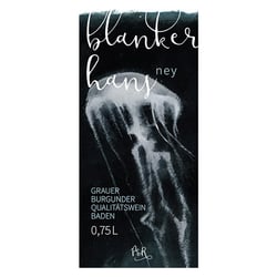 Getränke Peters & Rass Weinetikett blanker Hans ney