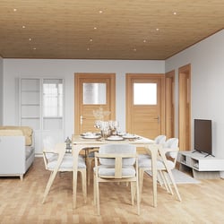 Wohnzimmer aus einem anderen Blickwinkel
