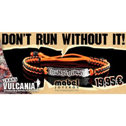 Banner for a jewelry in La Palma during 2013 Transvulcania Ultra Trail