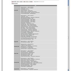 Kalender: Jahresansicht